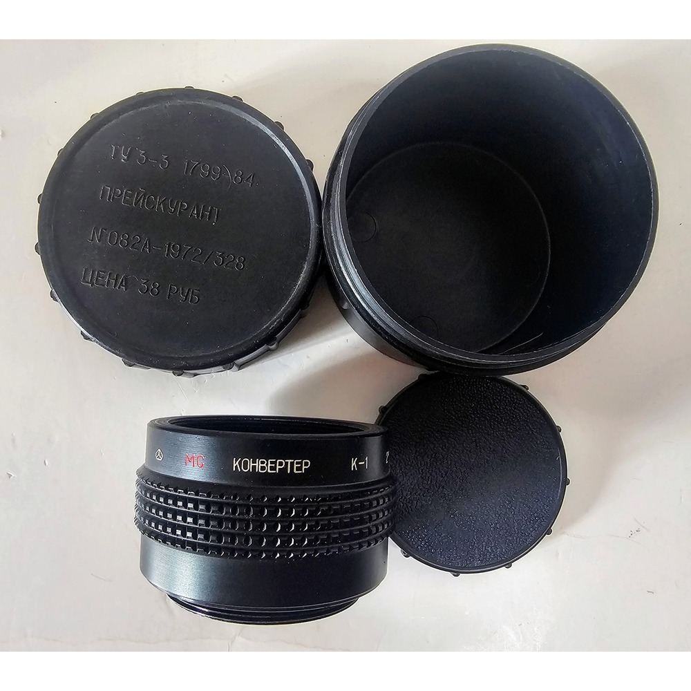 VTG SOVIET MC Converter K-1 Lens Converter Telephoto Lens UNTESTED‎